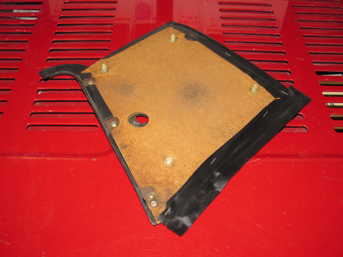 81-83 Mazda RX7 OEM Rear Interior Seat Belt Quarter Panel Cover - Left