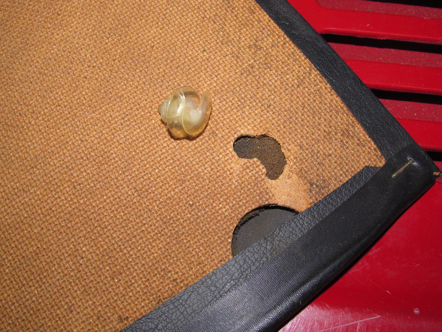 81-83 Mazda RX7 OEM Rear Interior Seat Belt Quarter Panel Cover - Left