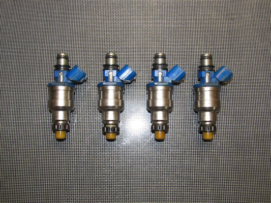 90-93 Mazda Miata OEM 1.6L Blue Fuel Injector - 4 pieces set