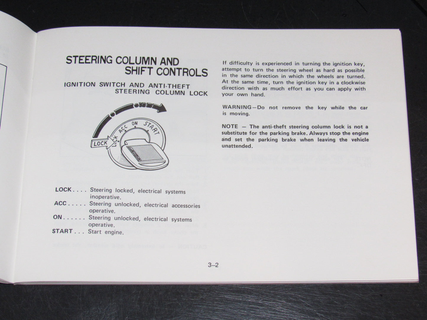Mazda RX7 (1981) Owners Manual