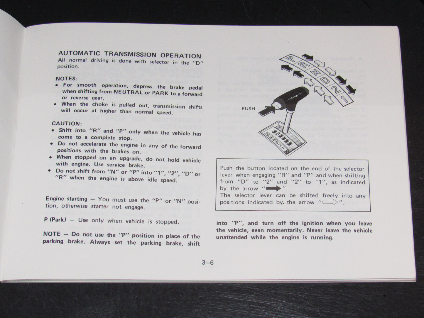 Mazda RX7 (1981) Owners Manual
