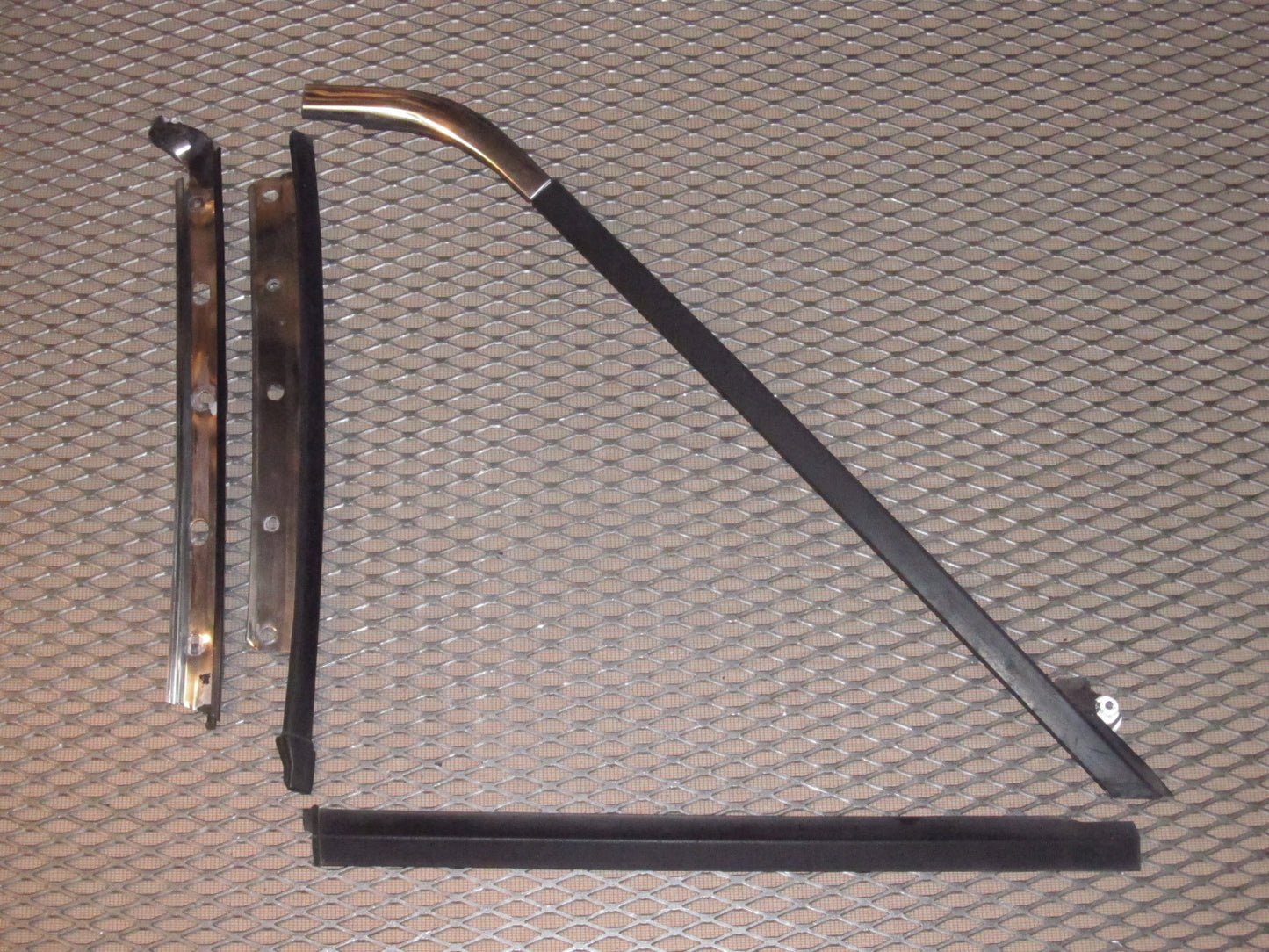 87 88 89 Toyota MR2 OEM Exterior Rear Quarter Window Moulding - Left