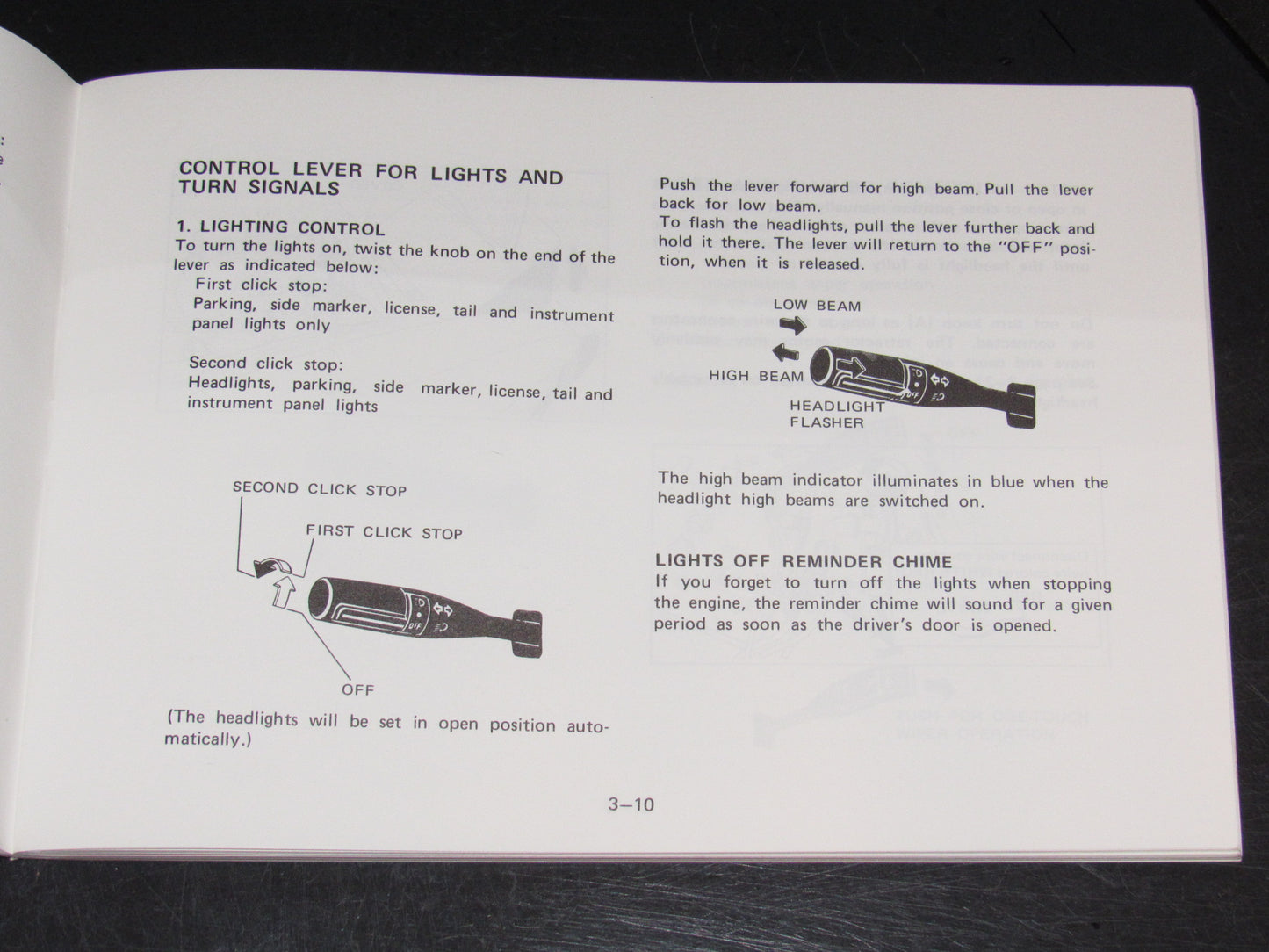 Mazda RX7 (1981) Owners Manual