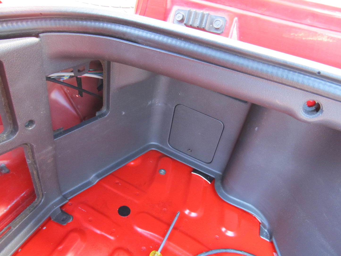 94 95 96 97 Mitsubishi 3000GT OEM Hatch Trunk Interior Panel Filler Trim Cover - Left