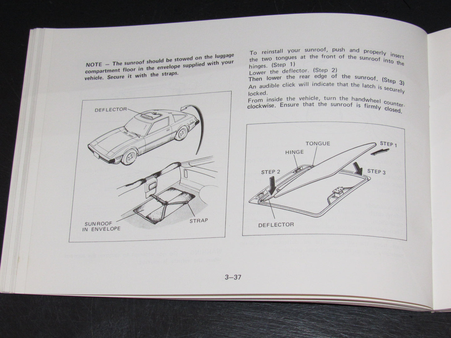Mazda RX7 (1981) Owners Manual