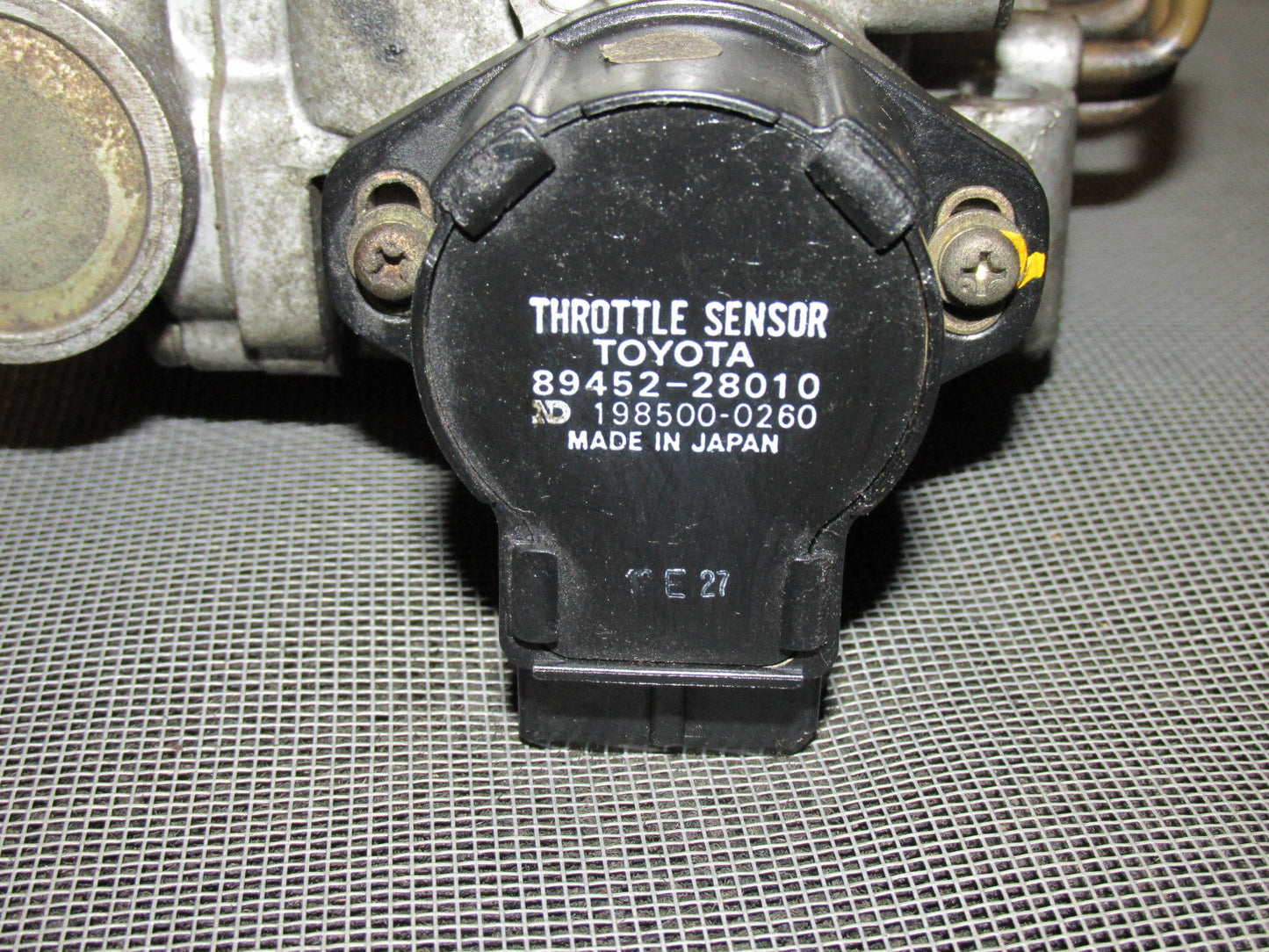 85 86 87 88 89 Toyota MR2 OEM Throttle Body & TPS Sensor