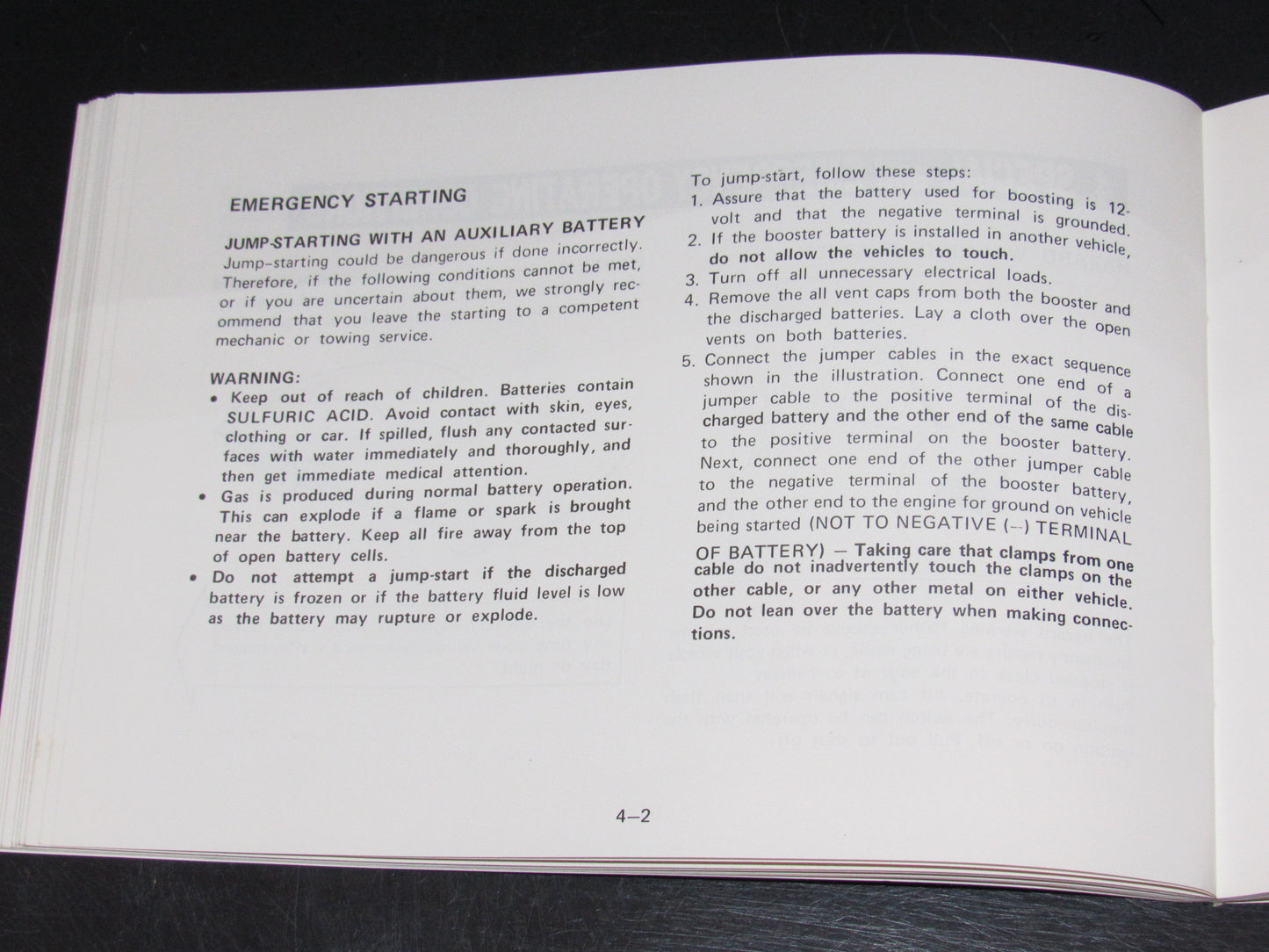 Mazda RX7 (1981) Owners Manual