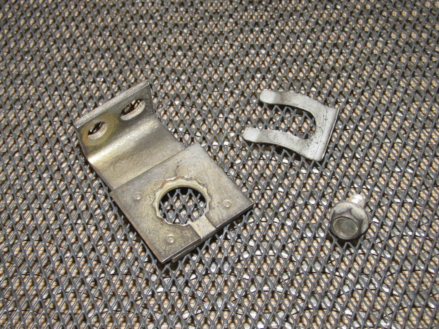 89 90 91 Mazda RX7 OEM Clutch Cylinder Hose & Line Holder Bracket - NA