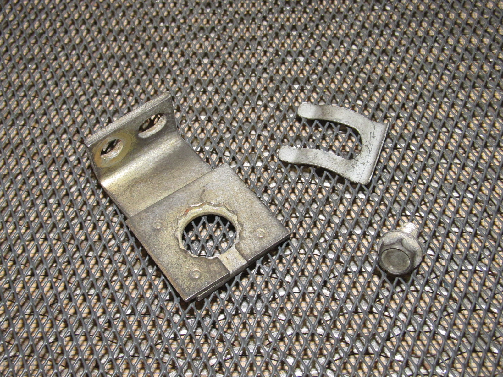 89 90 91 Mazda RX7 OEM Clutch Cylinder Hose & Line Holder Bracket - NA