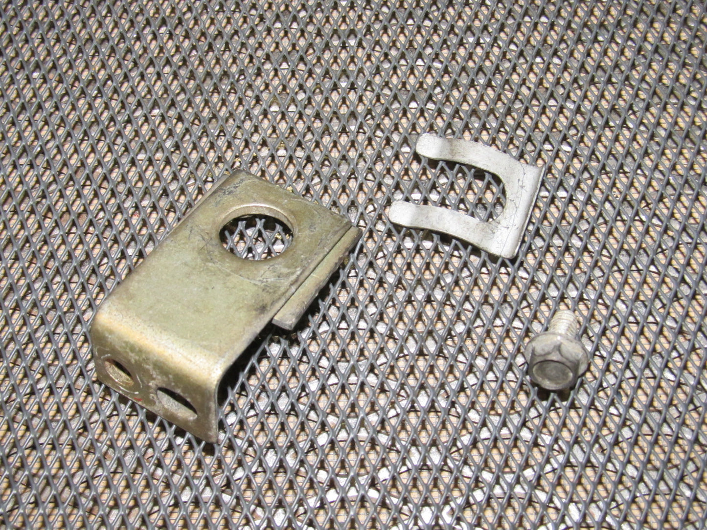 89 90 91 Mazda RX7 OEM Clutch Cylinder Hose & Line Holder Bracket - NA