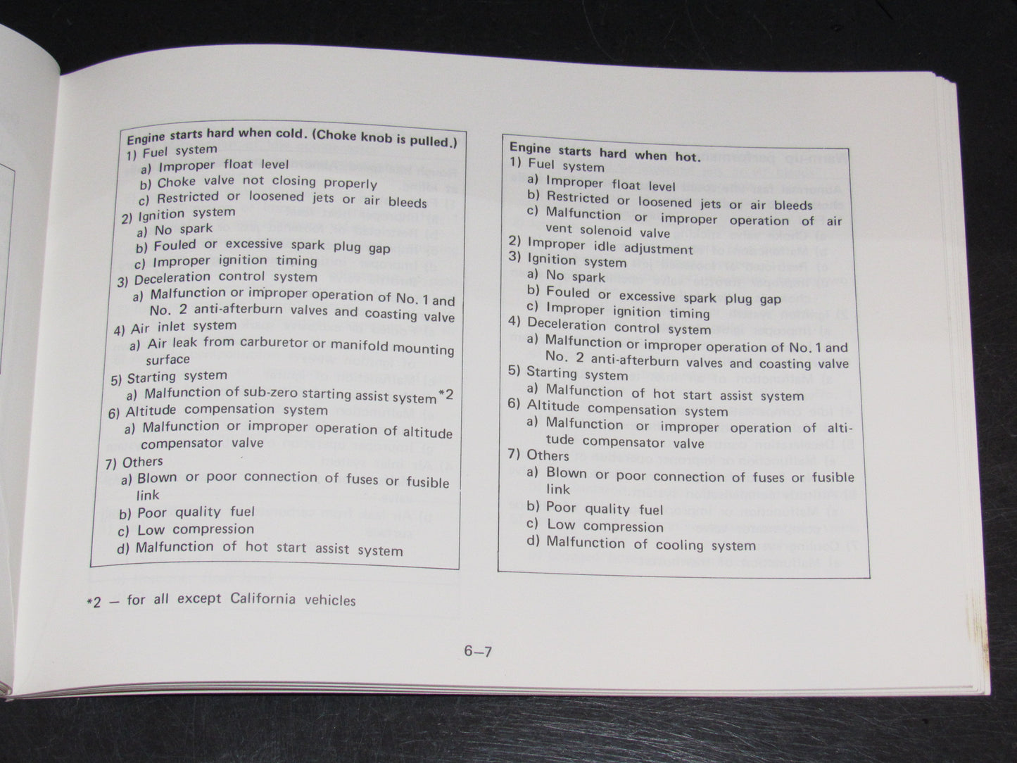 Mazda RX7 (1981) Owners Manual