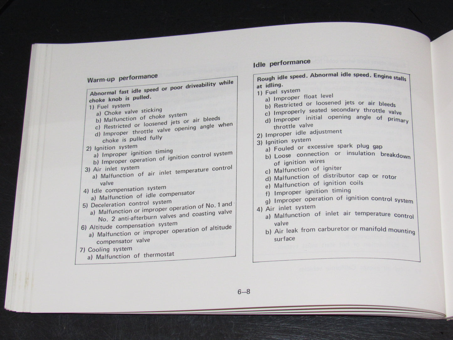 Mazda RX7 (1981) Owners Manual