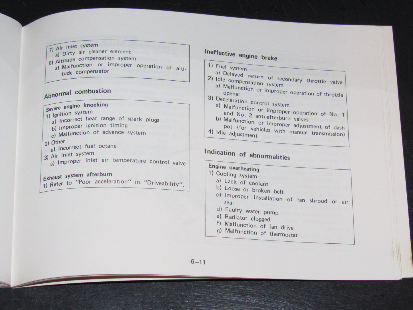 Mazda RX7 (1981) Owners Manual