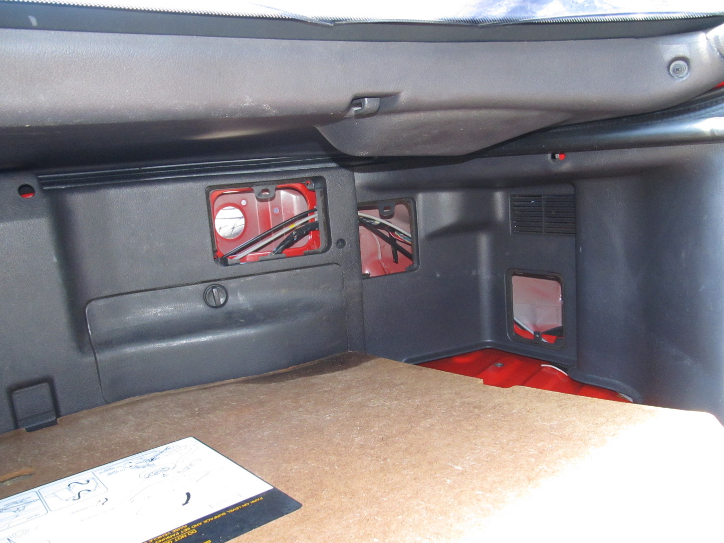 94 95 96 97 Mitsubishi 3000GT OEM Trunk Interior Panel Jack Trim Cover - Left
