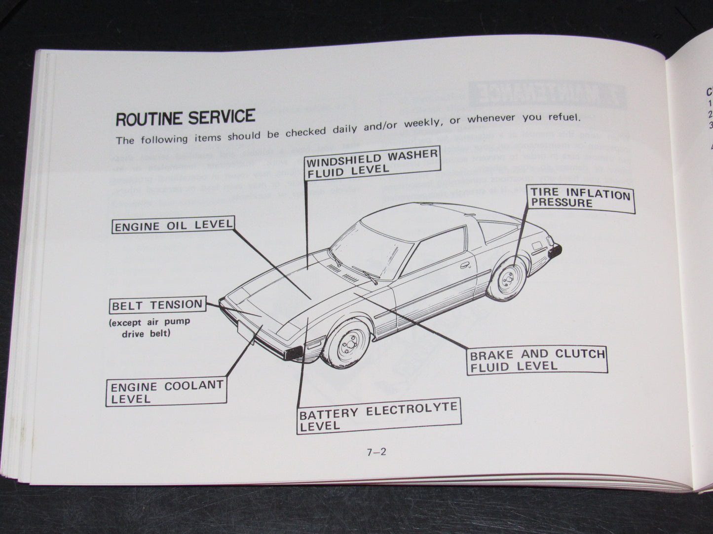 Mazda RX7 (1981) Owners Manual
