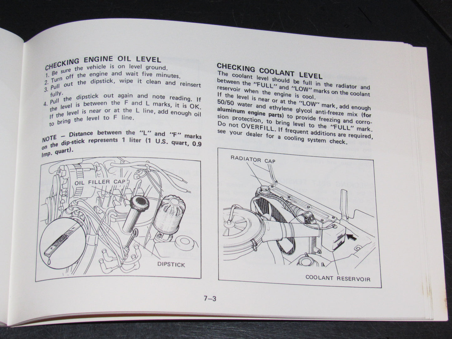 Mazda RX7 (1981) Owners Manual