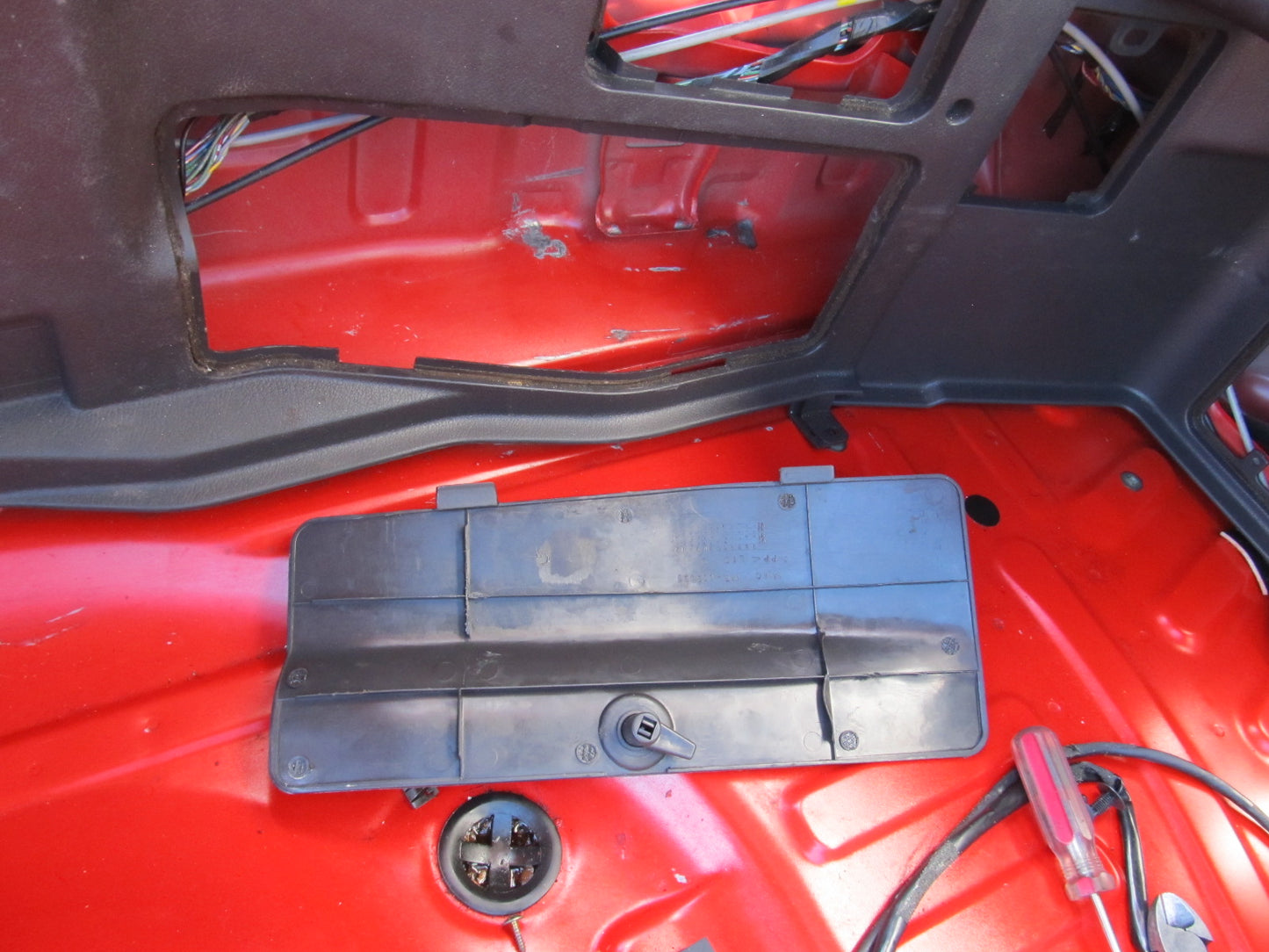 94 95 96 97 Mitsubishi 3000GT OEM Trunk Interior Panel Jack Trim Cover - Left