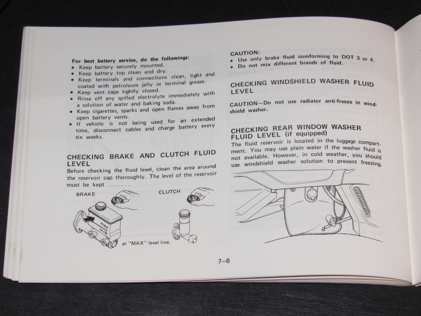 Mazda RX7 (1981) Owners Manual