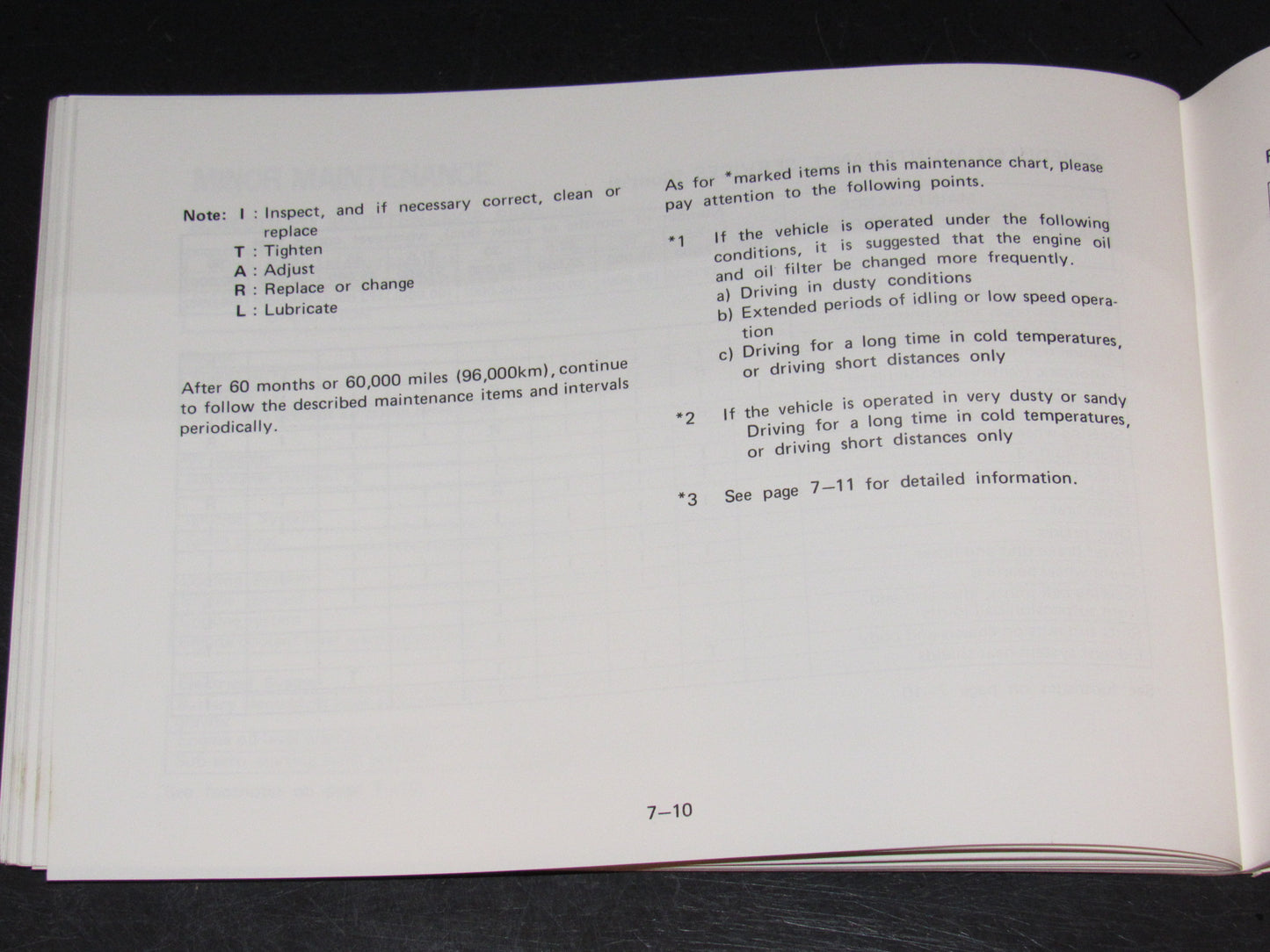 Mazda RX7 (1981) Owners Manual