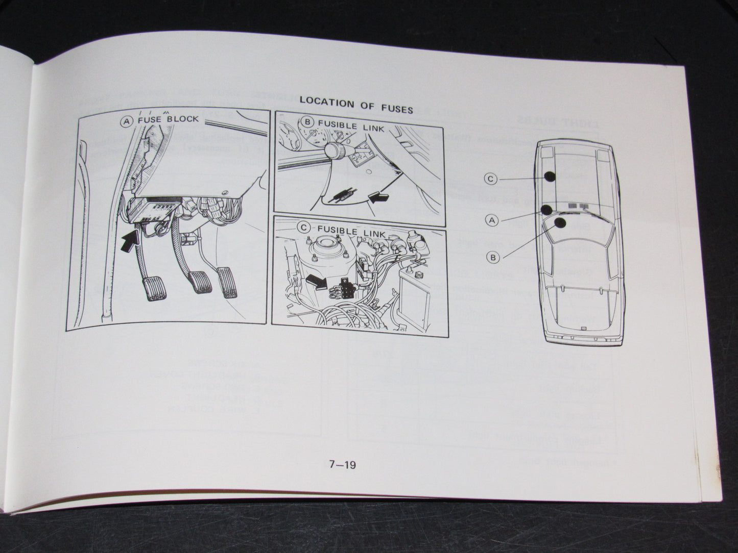 Mazda RX7 (1981) Owners Manual