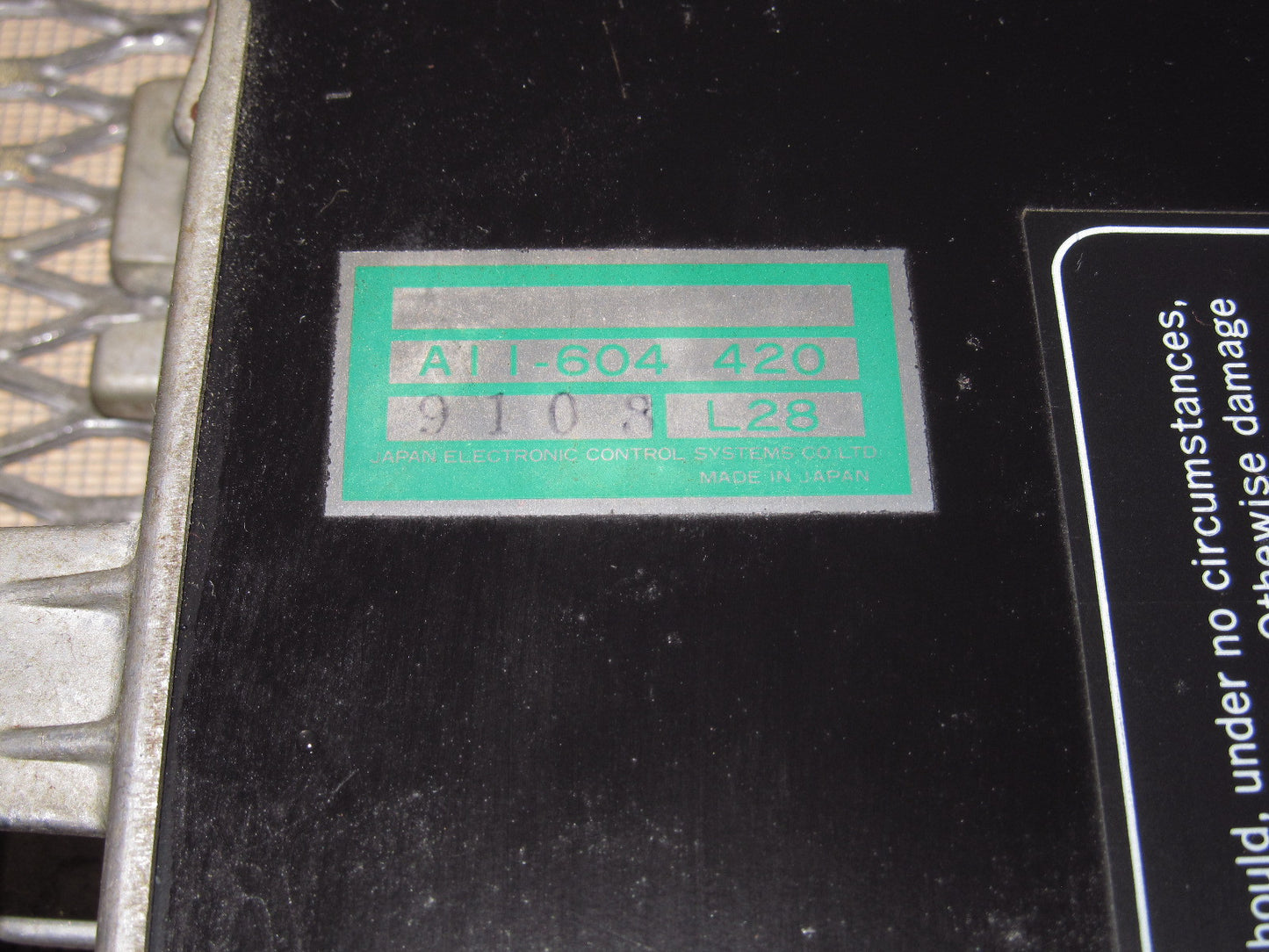 1979 Datsun 280zx OEM Engine Computer ECU - M/T I6 2.8L