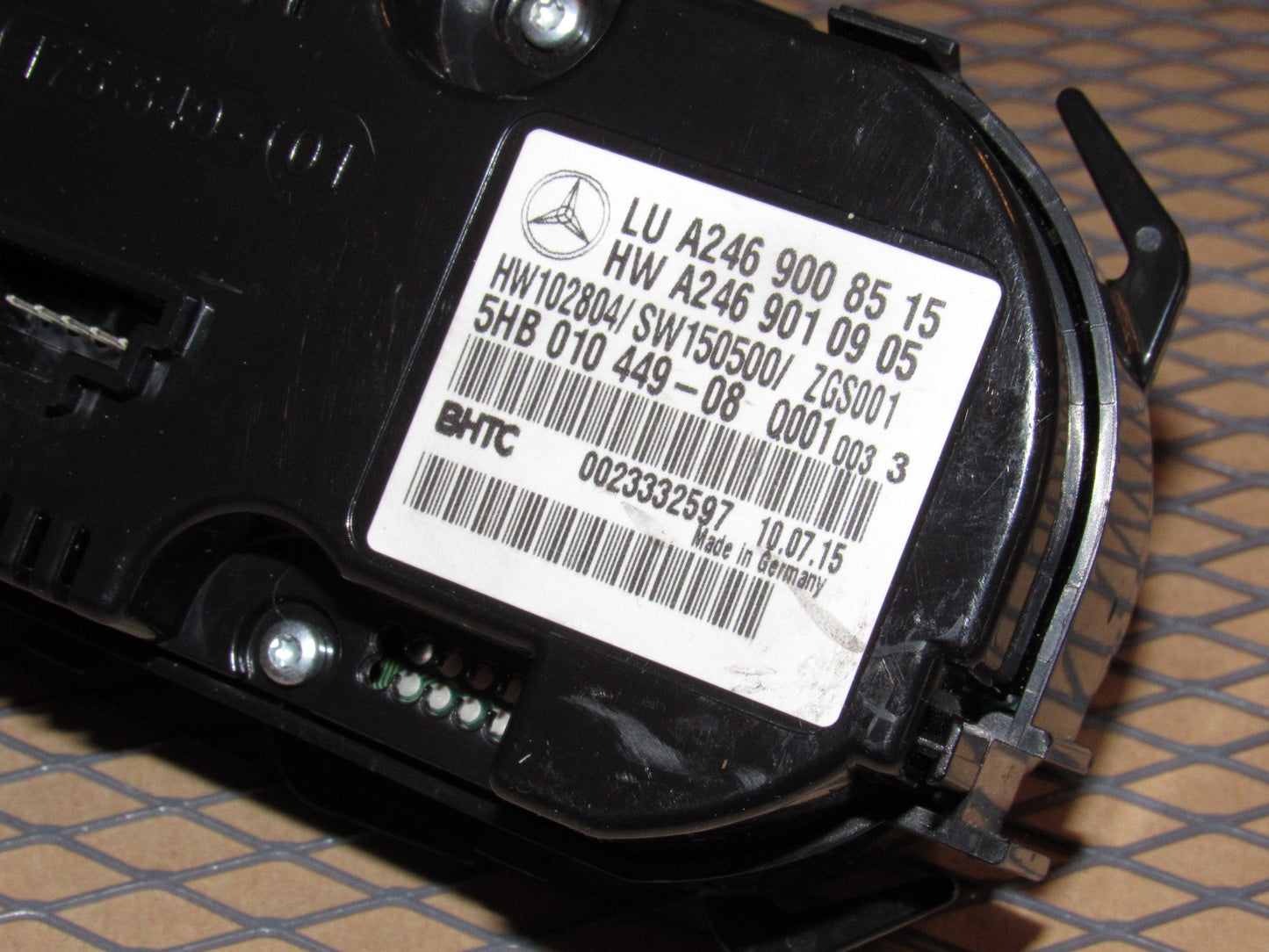 14 15 16 17 18 19 Mercedes Benz GLA250 OEM Temperature Climate Control Unit