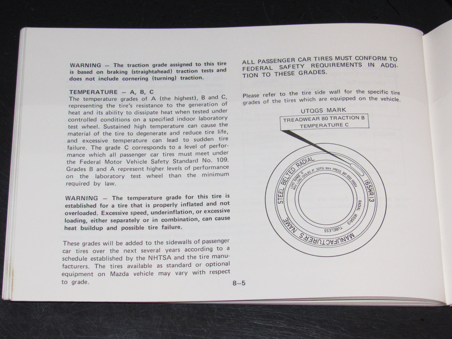Mazda RX7 (1981) Owners Manual