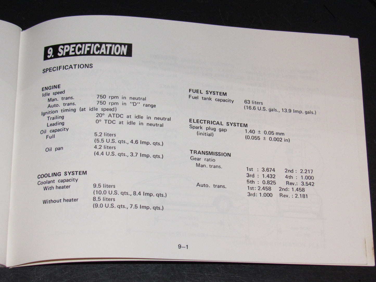 Mazda RX7 (1981) Owners Manual