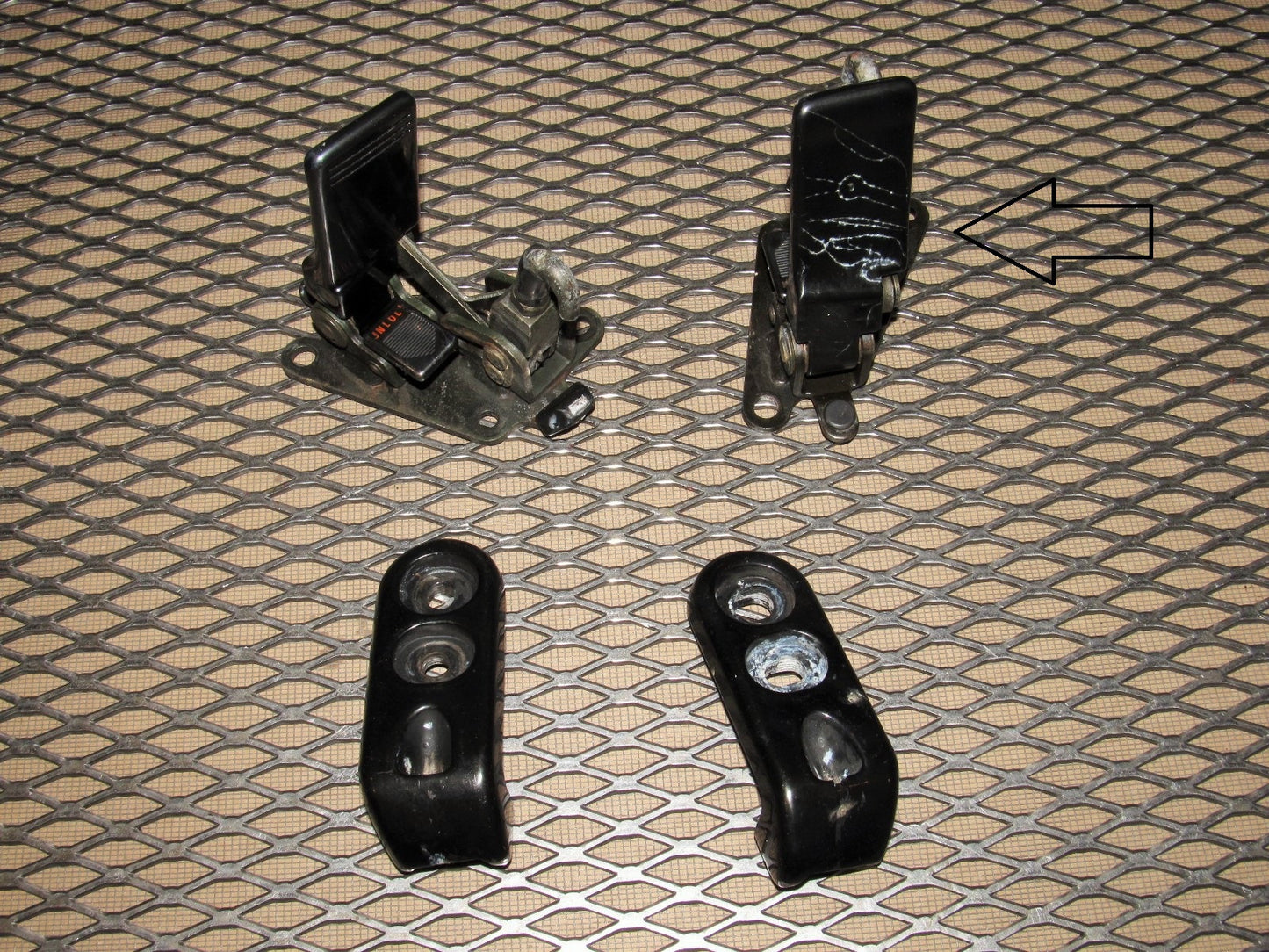 86 87 88 Mazda RX7 OEM Convertible Top Lock & Latch - Set