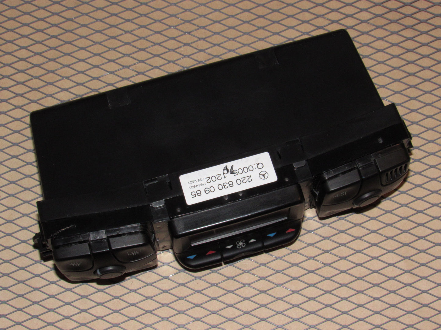 00 01 02 03 04 05 06  Mercedes Benz S500 OEM Temperature Climate Control Unit