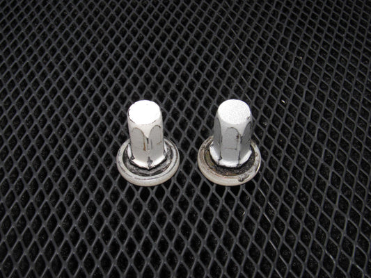 96-01 Audi A4 OEM Rear License Plate Nut Bolt Hardware - 2 pieces