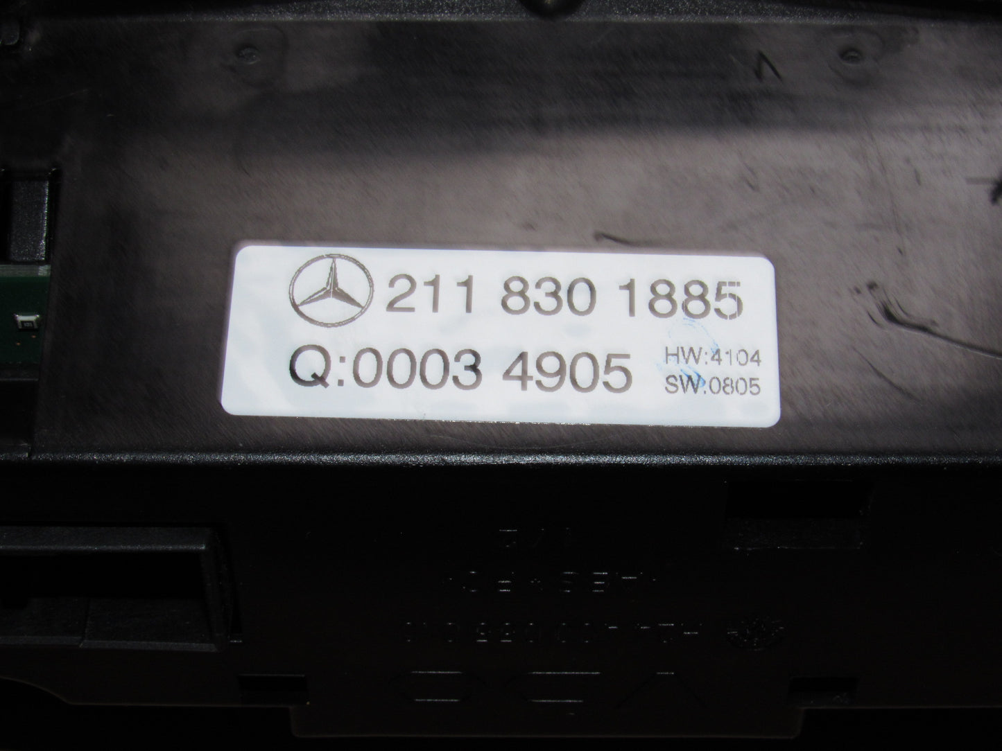 06 Mercedes Benz E350 OEM A/C Heater Temperature Climate Control Unit