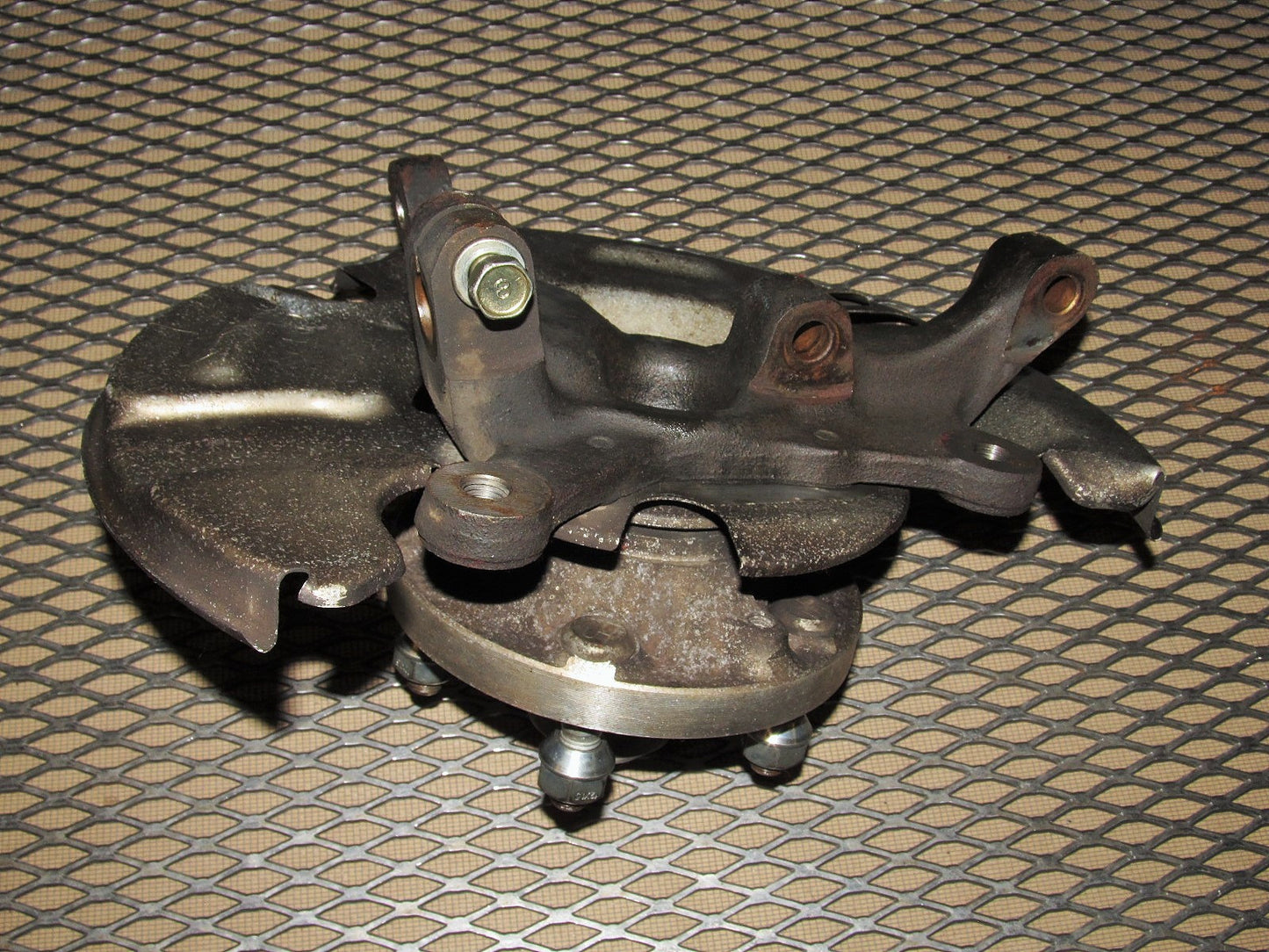 86 87 88 Mazda RX7 OEM Wheel Spindle Hub & Knuckle - Front Right