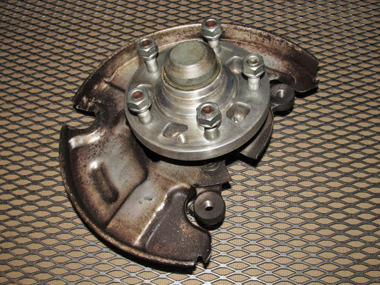 86 87 88 Mazda RX7 OEM Wheel Spindle Hub & Knuckle - Front Left