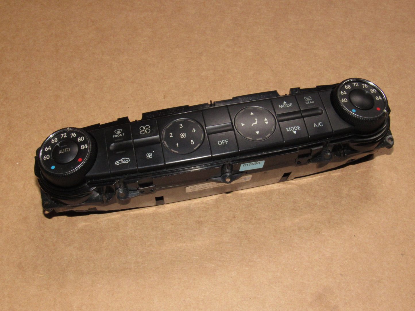 05 06 Mercedes Benz E320 OEM A/C Heater Temperature Climate Control Unit