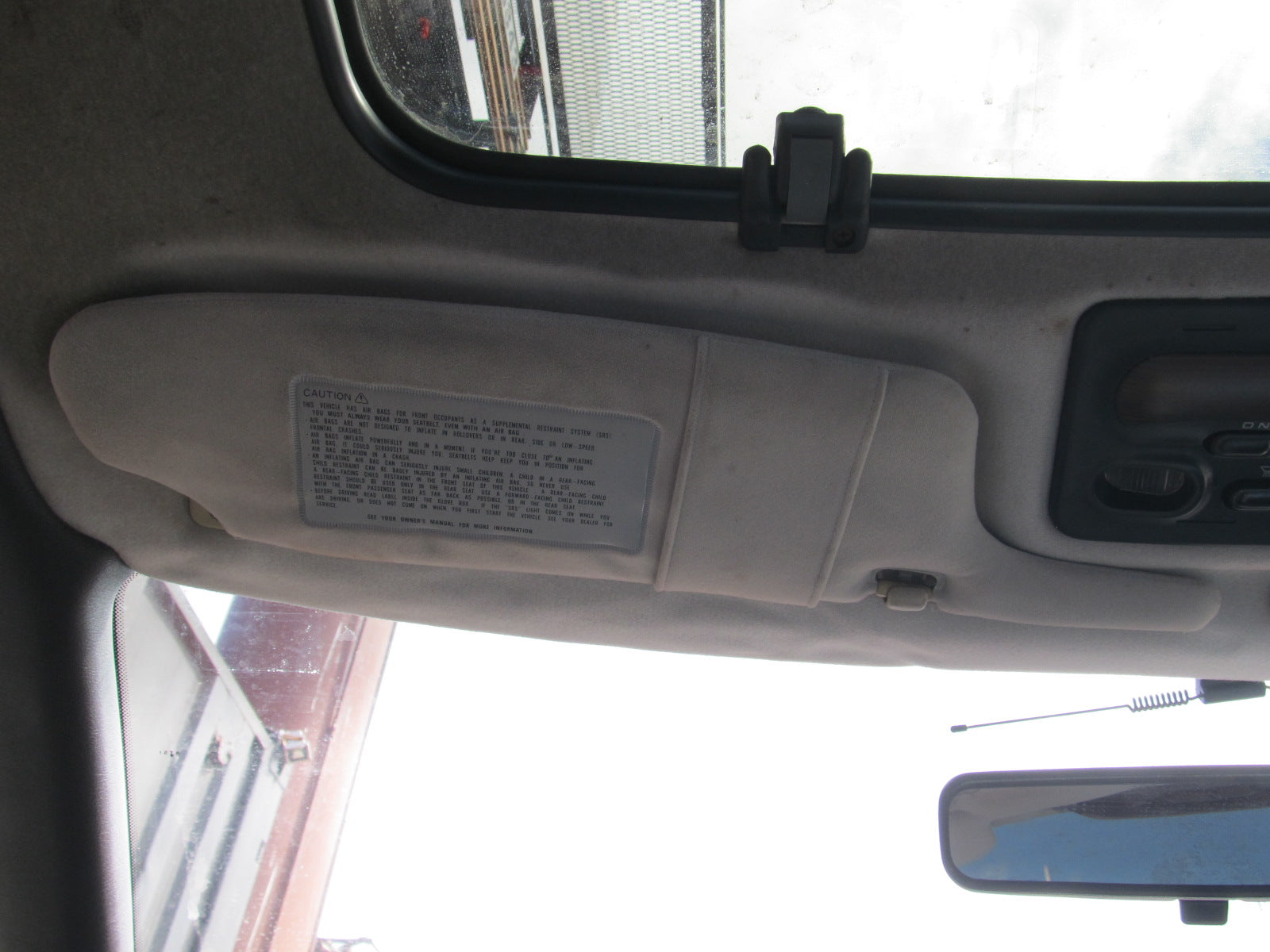 94 95 96 97 Mitsubishi 3000GT OEM Sun Visor - Left