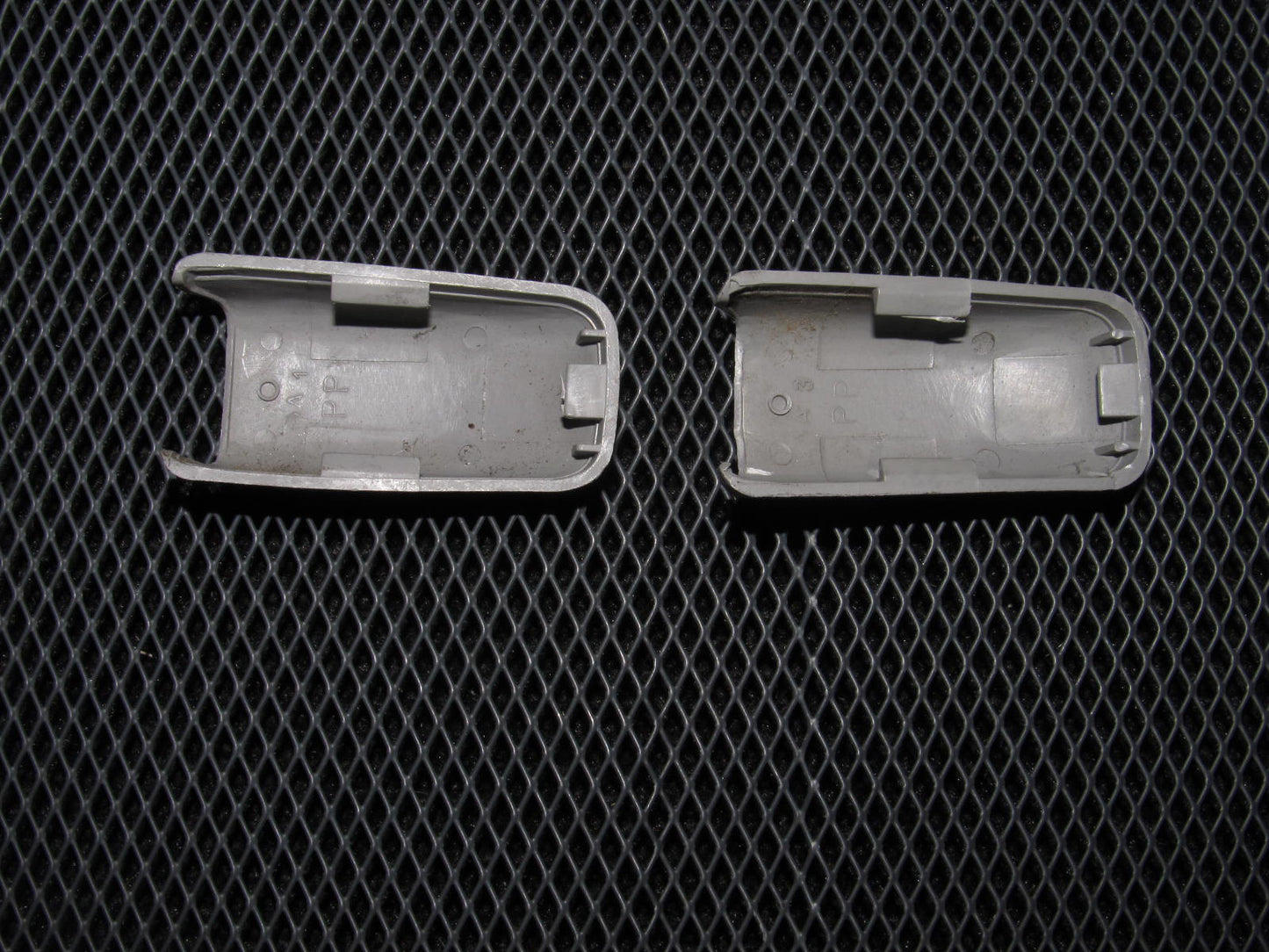 90-93 Toyota Celica OEM Gray Interior Handle Trim Cover - Passenger's Side - Right - 2 pieces