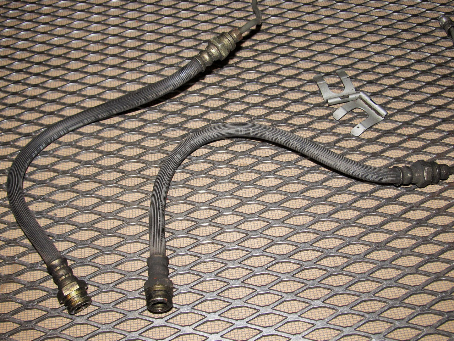 86 87 88 Mazda RX7 OEM Brake Hose & Line - Front Set