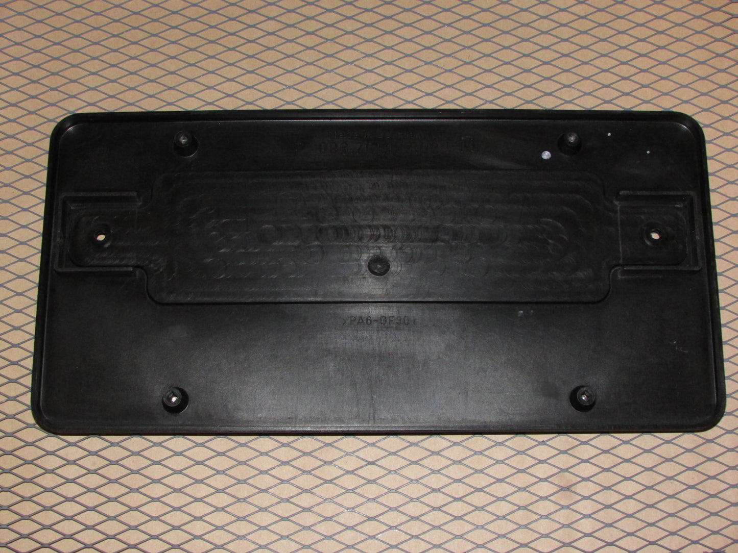 99 00 01 02 03 04 Porsche 911 OEM Rear License Plate Holder Bracket Base