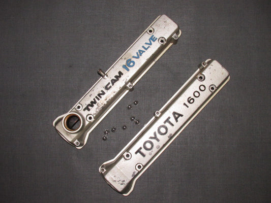 85 86 87 88 89 Toyota MR2 OEM 4AGE 16v Valve Cover - Set