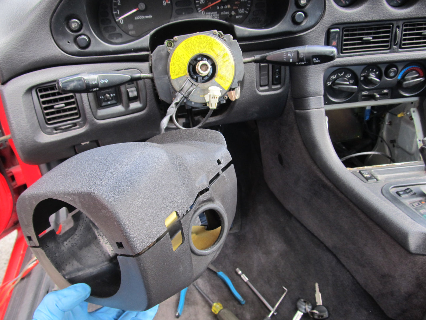 94 95 96 97 Mitsubishi 3000GT OEM Steering Column Cover