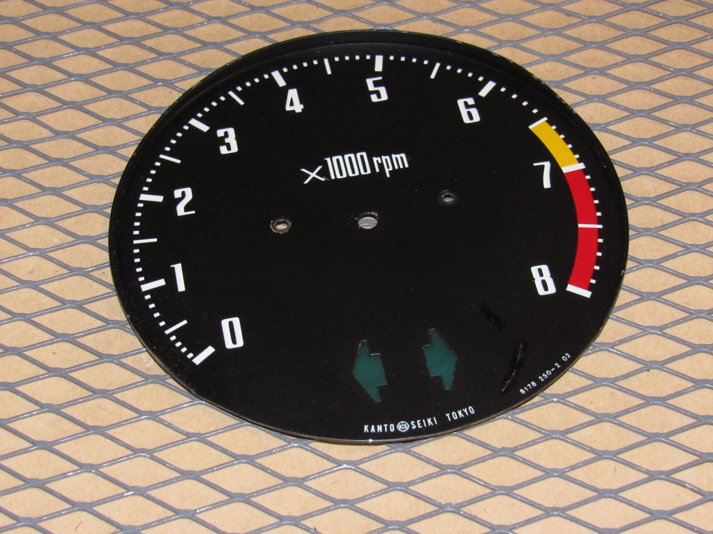 70 71 72 73 Datsun 240z OEM Tachometer Tach Rpm Meter Gauge Indicator Faceplate Cover