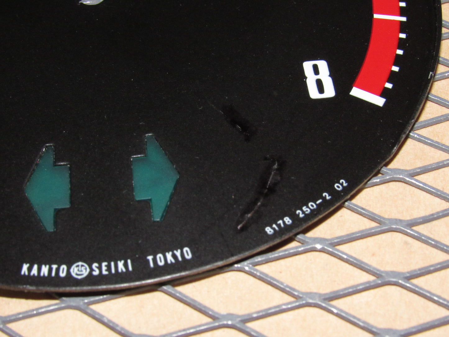 70 71 72 73 Datsun 240z OEM Tachometer Tach Rpm Meter Gauge Indicator Faceplate Cover