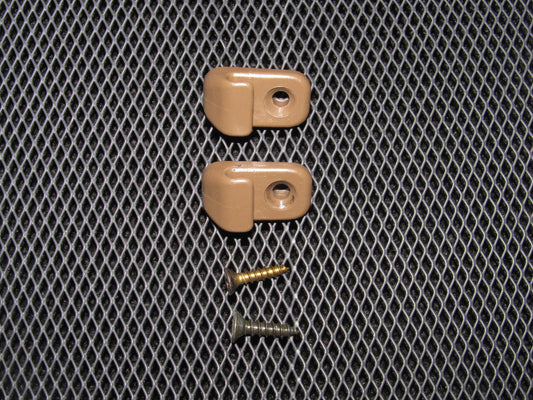 90-96 Nissan 300zx OEM Brown Clothes Hanger - Left & Right