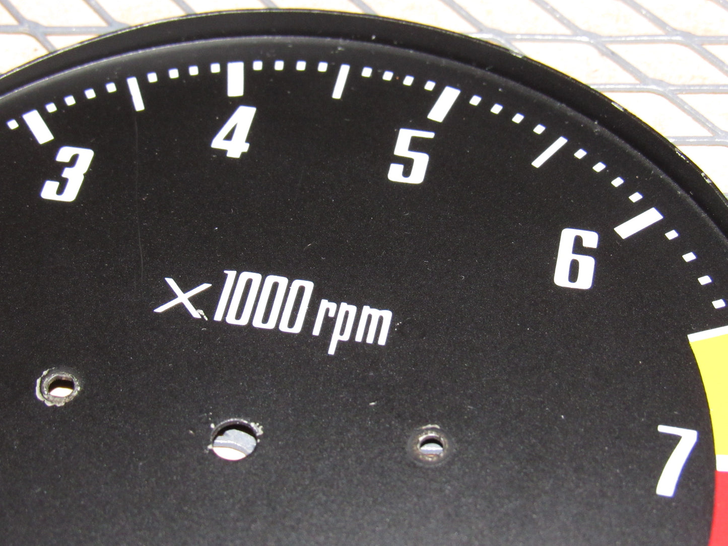70 71 72 73 Datsun 240z OEM Tachometer Tach Rpm Meter Gauge Indicator Faceplate Cover