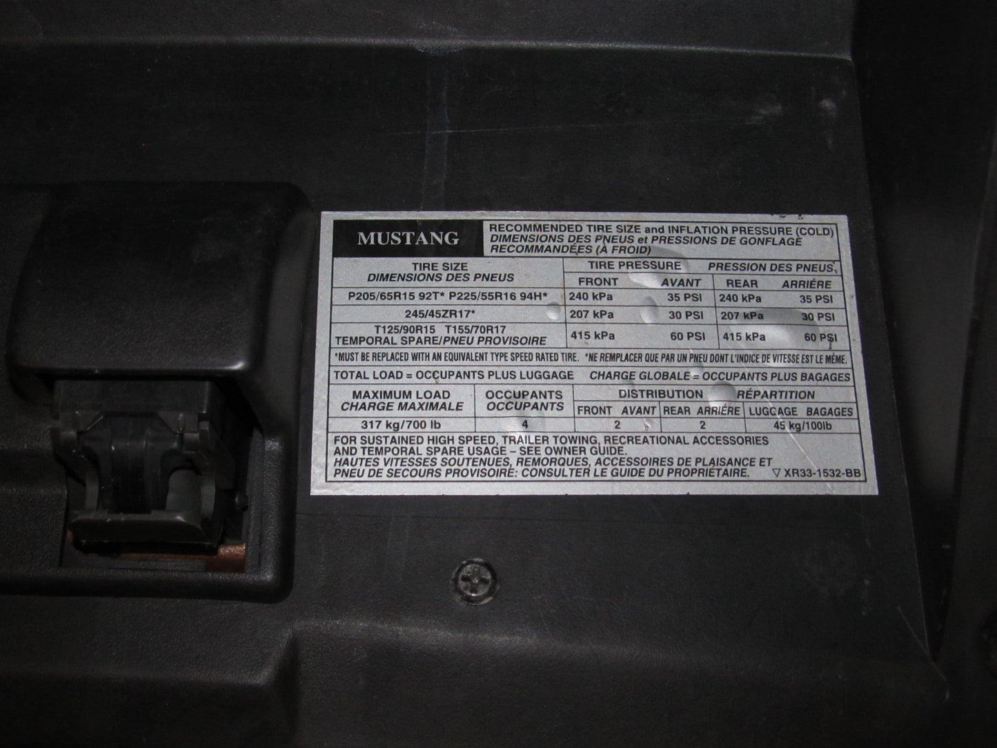 99-04 Ford Mustang OEM Glove Box