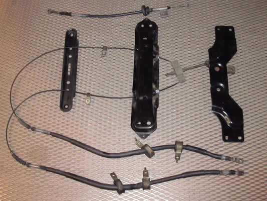 87 88 89 Toyota MR2 OEM Parking Brake Cable Assembly Set