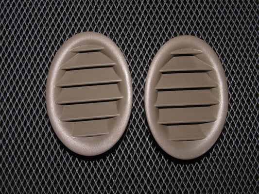 96-00 Honda Civic OEM Brown Dash Lover Vent - 2 pieces