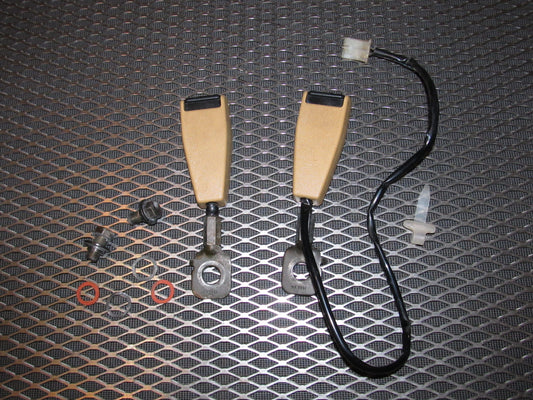 81 82 83 Datsun 280zx OEM Seat Belt Receiver Buckle - Front Set