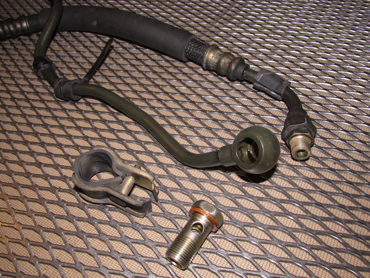 86 87 88 Mazda RX7 OEM Engine Oil Cooler Hose Set